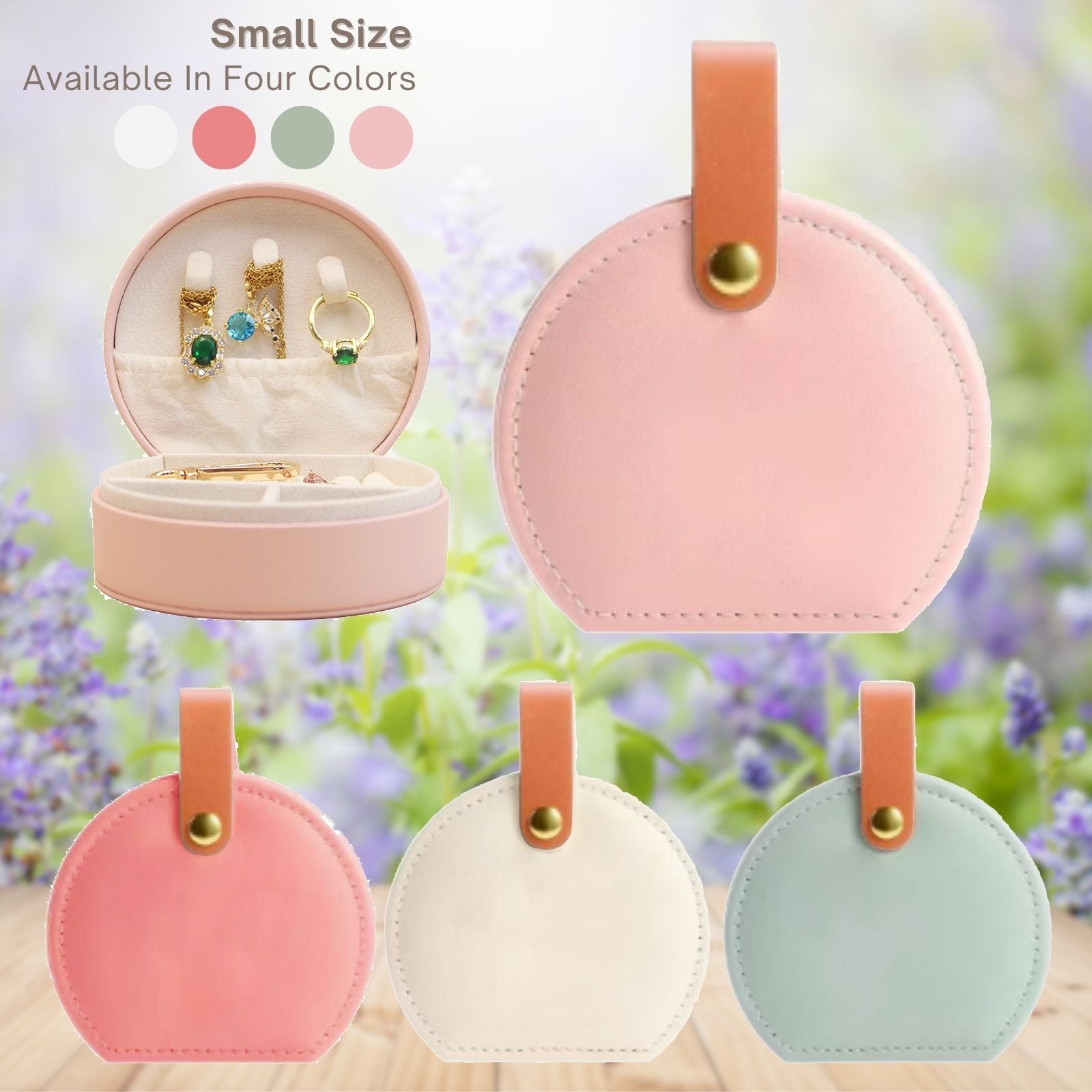 Small Jewellery Box,Travel Small Organiser Gift,Holiday Essentials Presents - uniqicon