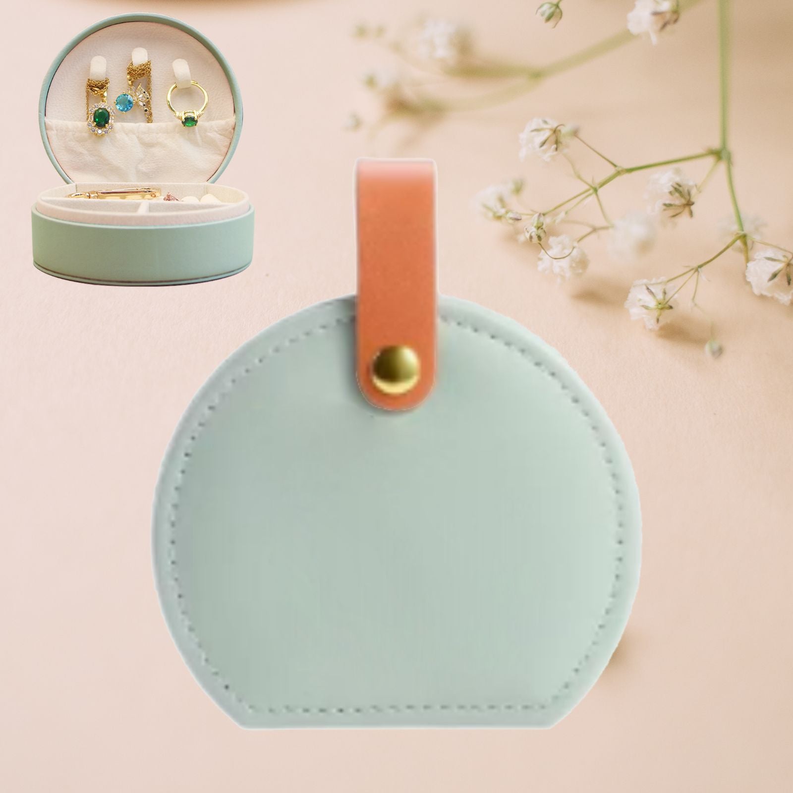 Small Jewellery Box,Travel Small Organiser Gift,Holiday Essentials Presents - uniqicon