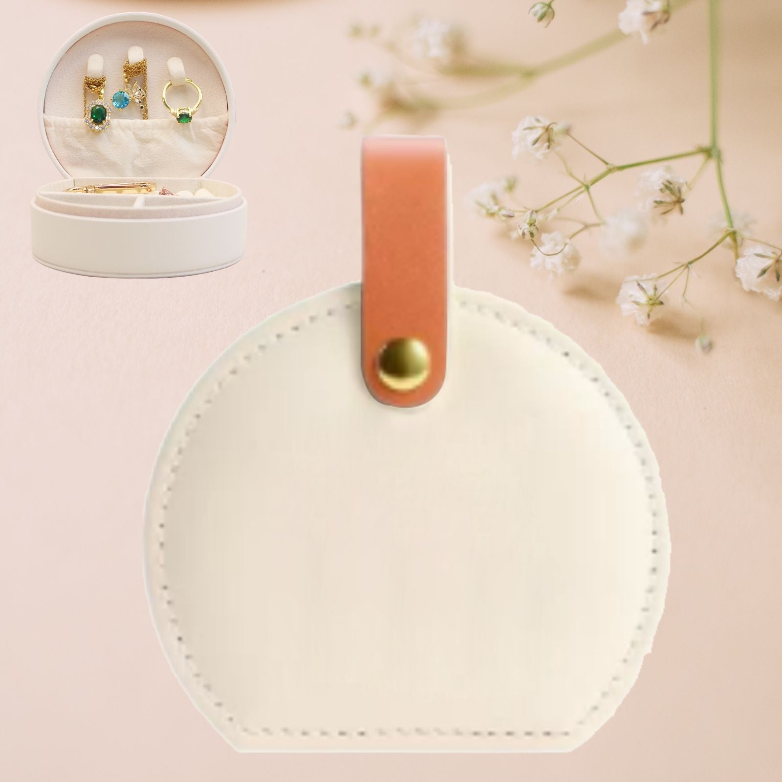 Small Jewellery Box,Travel Small Organiser Gift,Holiday Essentials Presents - uniqicon