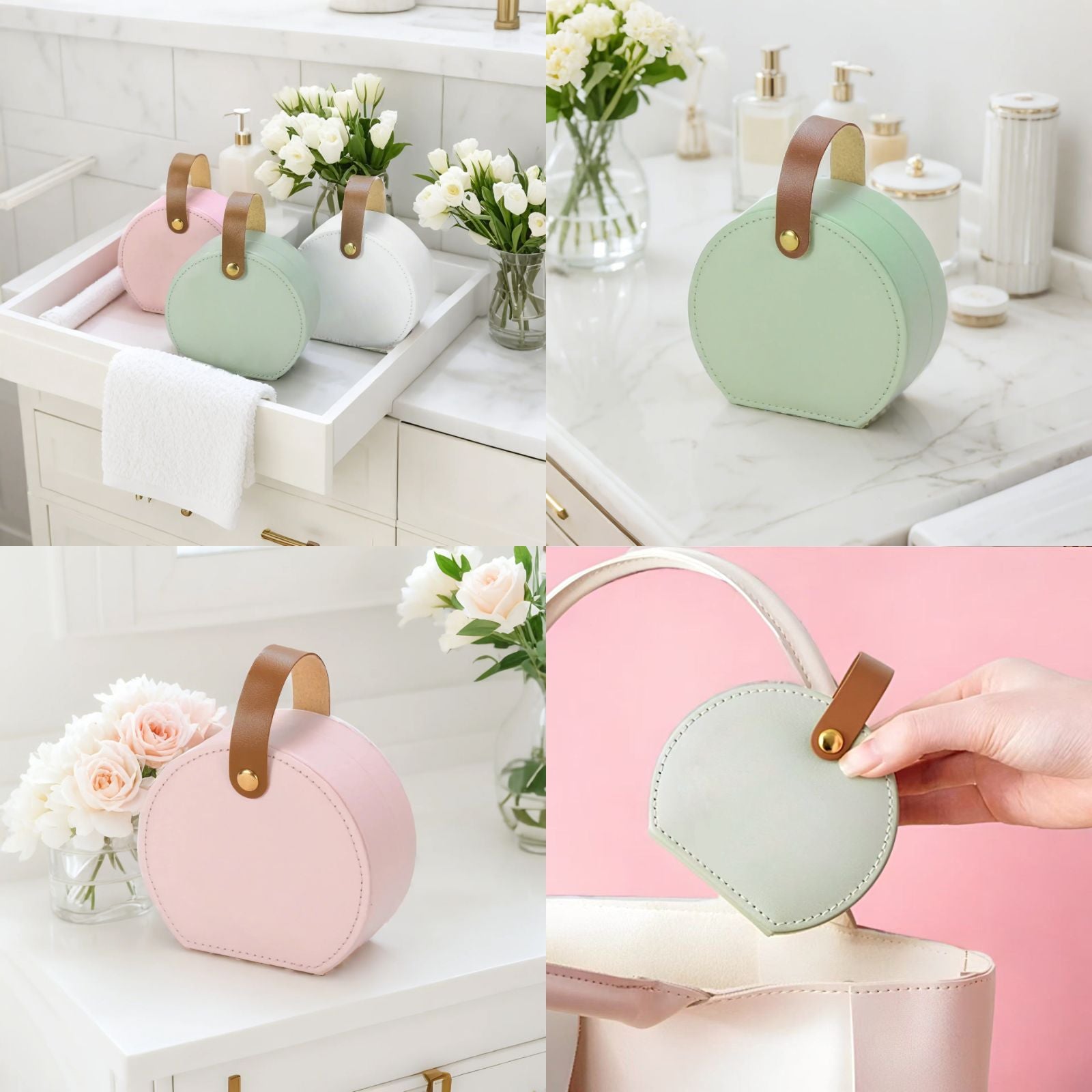 Small Jewellery Box,Travel Small Organiser Gift,Holiday Essentials Presents - uniqicon