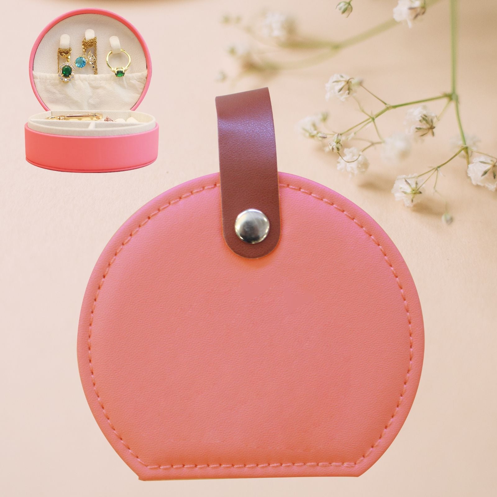 Small Jewellery Box,Travel Small Organiser Gift,Holiday Essentials Presents - uniqicon