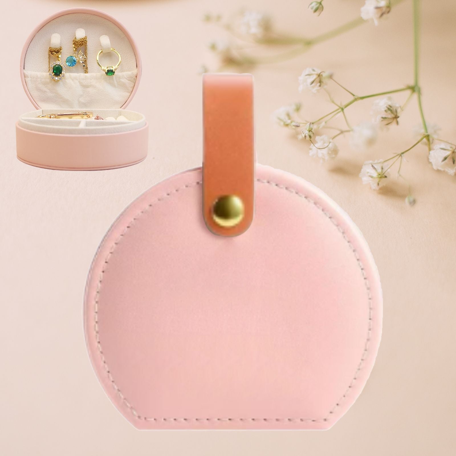 Small Jewellery Box,Travel Small Organiser Gift,Holiday Essentials Presents - uniqicon