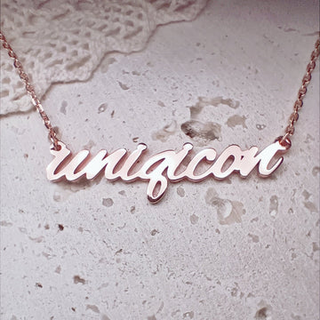 Personalized 925 Silver Letter/Name Necklace