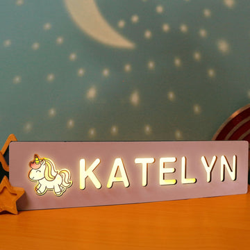 Personalized wooden letter Night Light, cute led letter light up Engraved Hollow out design, Custom Name text Letter Lamp Decor Gift for Kids Couples Friends Girlfriend Boyfriend