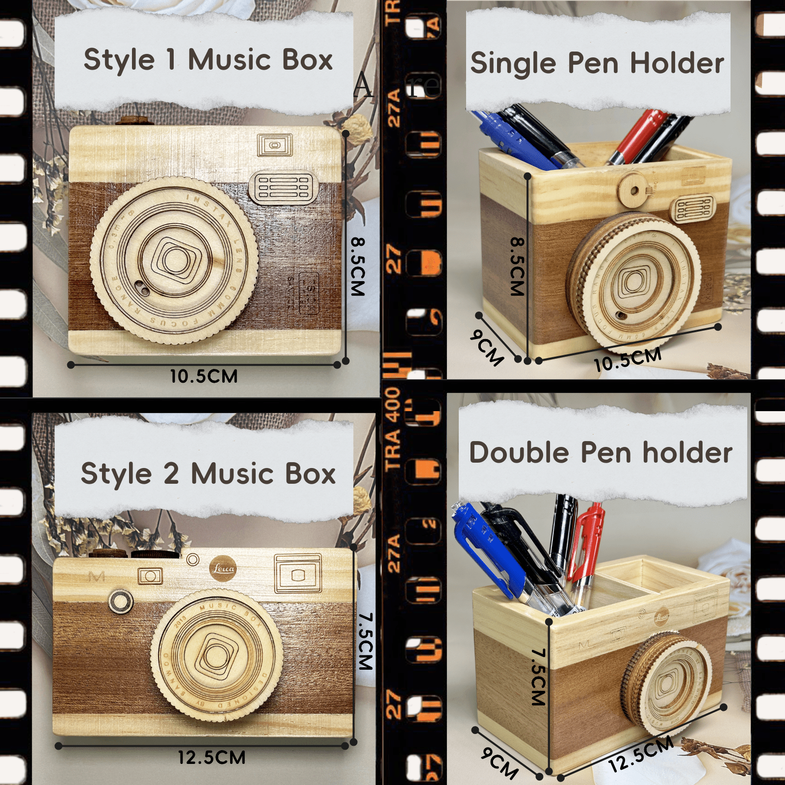 Personalized Customized Memory Retro Camera Film HD Photo Album Film Roll Keychain FG1 Voice Message Creative Birthday Valentine Christmas Graduation Friend Anniversary Gift Souvenir Customized Handmade - uniqicon