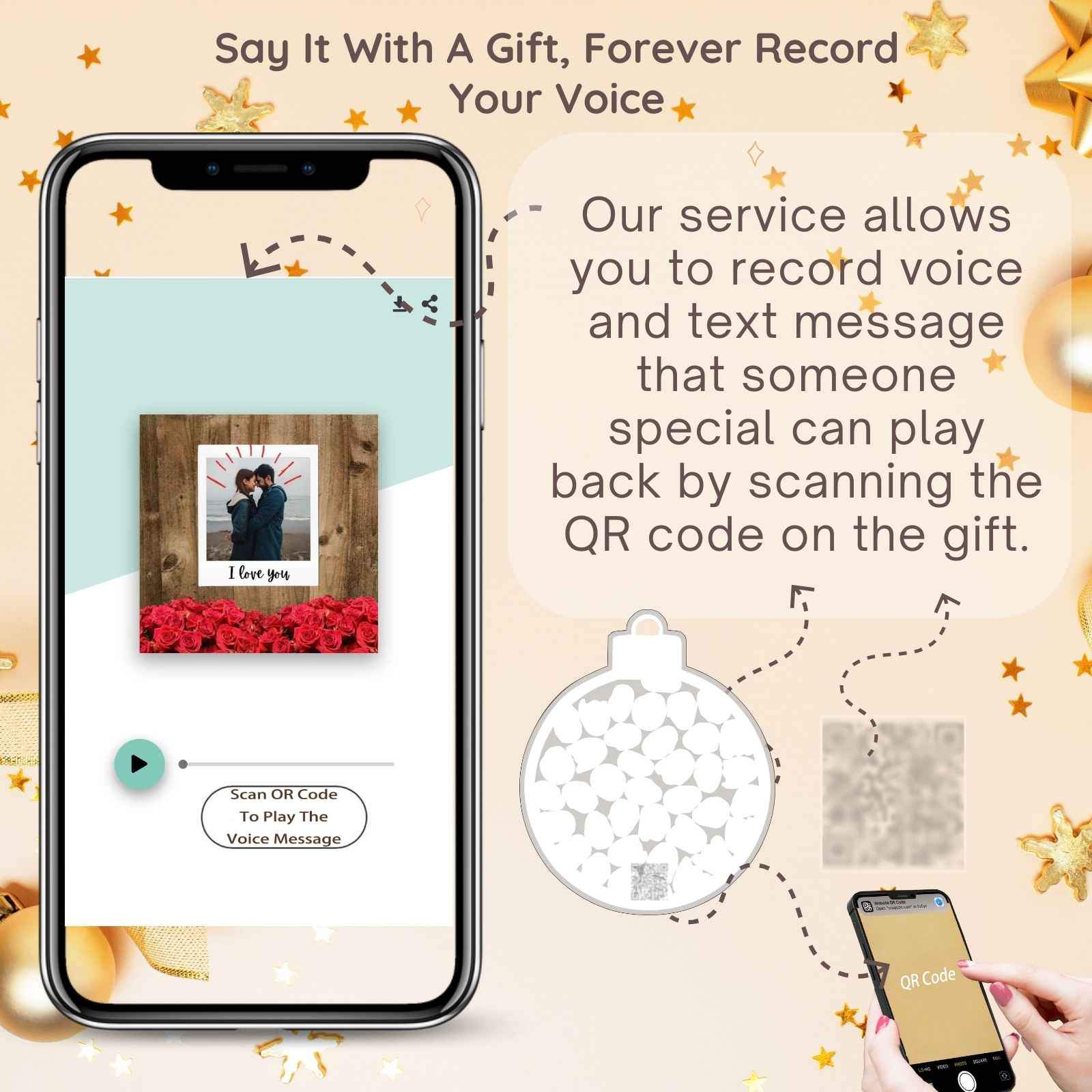 Personalized Photo Shaker Ornaments, 2024 Christmas Ball Tree Decorations Acrylic Bauble Ornament With Name Using My Photo, Xmas Décor Ornaments Personalized Memories For Christmas Family Keepsake - uniqicon