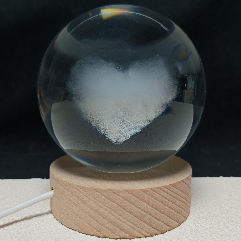 Crystal Ball Crafts Four leaf Clover Transparent Sphere - Temu