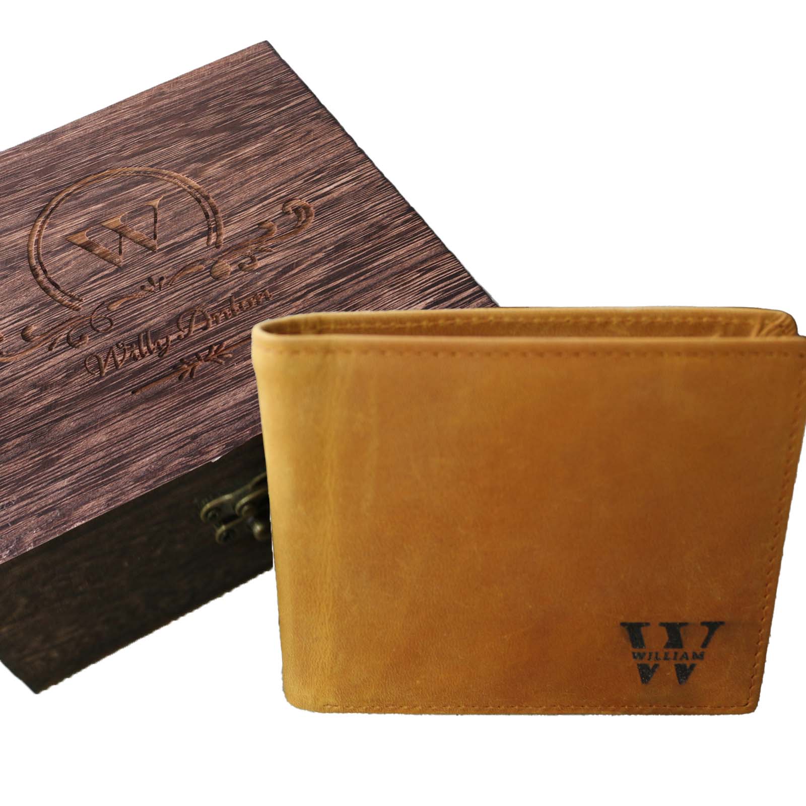Personalised Leather Slim Credit Card Mens Wallets Custom Hombres Rfid Minimalist Men'S Carteras Para Billeteras De Front Pocket Wallet Gifts For Men Boyfriend - uniqicon